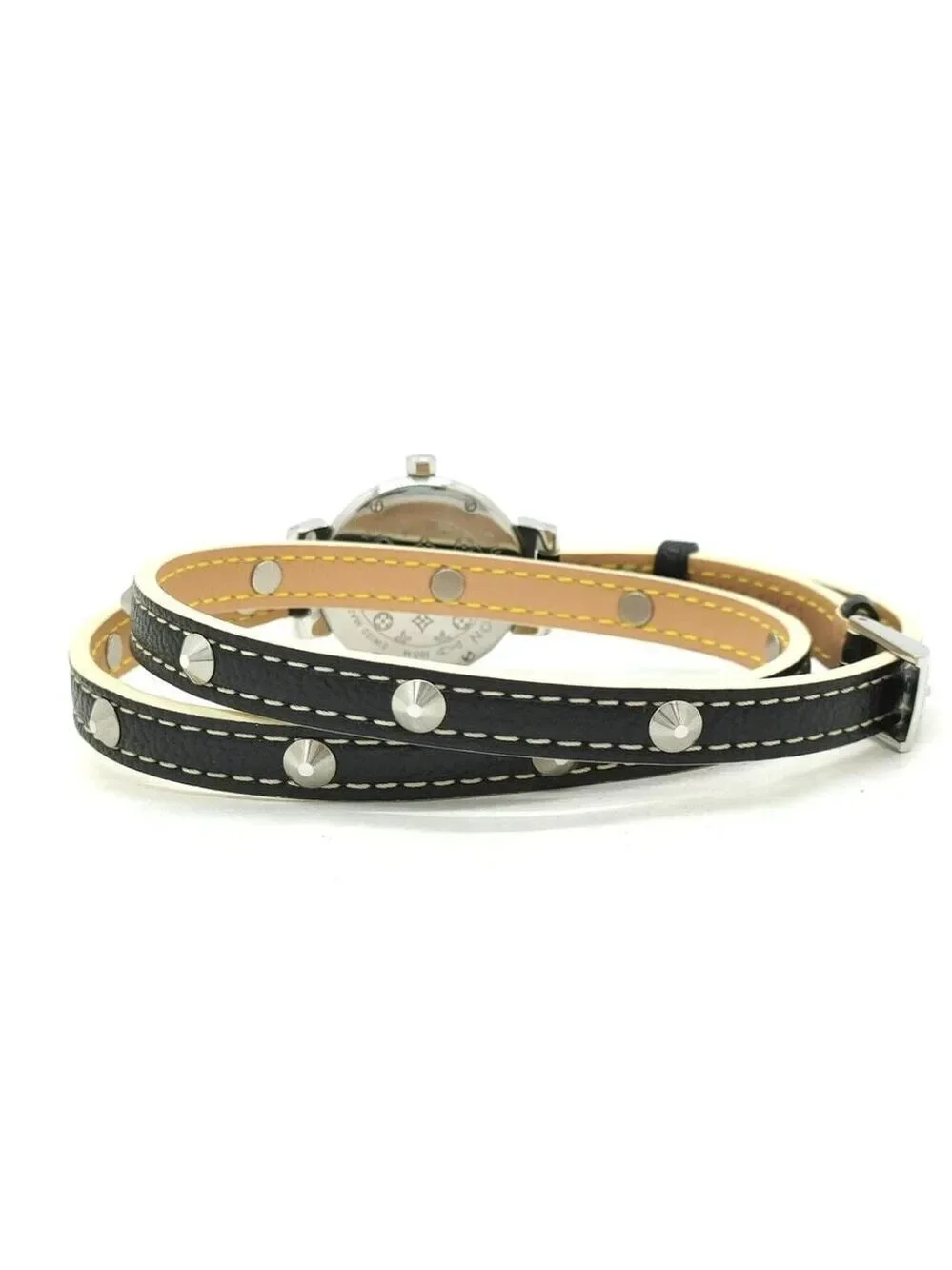 Louis Vuitton Watch 27mm Women's Beiges X Black 630-051925